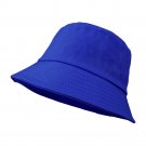 Fisherman Cap Sun Protection Women Men Panama Hat Outdoor Casual Sun Cap Deep Blue
