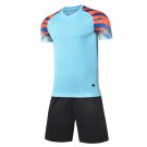 Man Soccer Jersey Sets Sportswear Tracksuit Suit blue