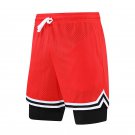 Men Basketball Shorts Quick Drying Running Red Exercise Shorts