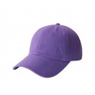 Baseball Cap Man Woman Sunshade Cap Travel Outdoor Sports hat Purple