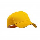Baseball Cap Sport Visors Adjustable Cap Sun Hats Breathable Outdoor Cap Yellow