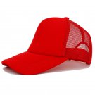 Neon Mesh Back Adjustable red Baseball Cap