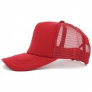 Neon Mesh Back Adjustable dark red Baseball Cap