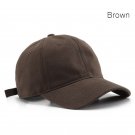 Unisex Baseball Cap Visor Sun Cap Casual Hats Brown