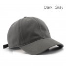 Unisex Baseball Cap Visor Sun Cap Casual Hats Dark Grey