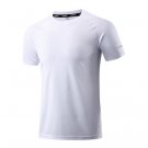 Men's Running Breathable Quick Dry Sport T-Shirts White Soccer Jersey