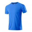 Men's Running Breathable Quick Dry Sport T-Shirts Blue Soccer Jersey