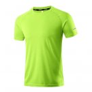 Men's Running Breathable Quick Dry Sport T-Shirts Green Soccer Jersey