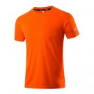Men's Running Breathable Quick Dry Sport T-Shirts Orange Soccer Jersey