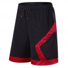 Men Sport Fast-drying Short Pants Loose Basketball black red Shorts