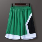 Basketball Shorts Quick-Dry College Basketball Training Sport Green Shorts