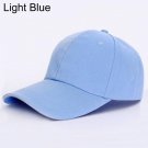 Outdoor Casual Baseball Cap Unisex Sports Adjustable Light Blue Baseball Cap