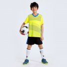 Kids Football Jersey Suit Sports Set Quick Drying green Jersey