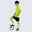 Kids Football Jersey Suit green Sports Set Quick Drying Jersey