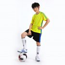 Kids Football Jersey Suit Quick Drying Sports green Set