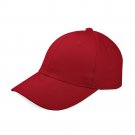 Baseball Cap Fashion Adjustable Leisure Outdoor Unisex Red Sun Cap