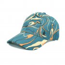 Fashion Baseball Cap Men Women Adjustable Malachite Blue Casual Hat