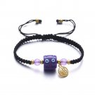 Lucky Cute Little Monster Bracelet Hand-woven Bangle Lucky Wish Purple Bracelets
