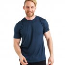 Men Shirt Soft Wicking Breathable Navy T Shirt