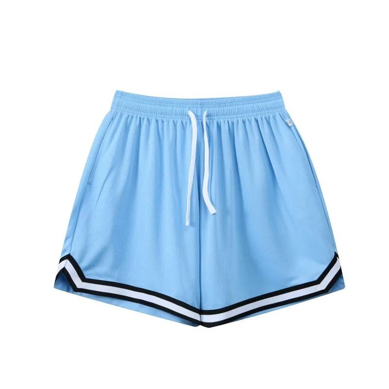 Men Student Basketball Shorts Sport Soccer Sky Blue Beach Short