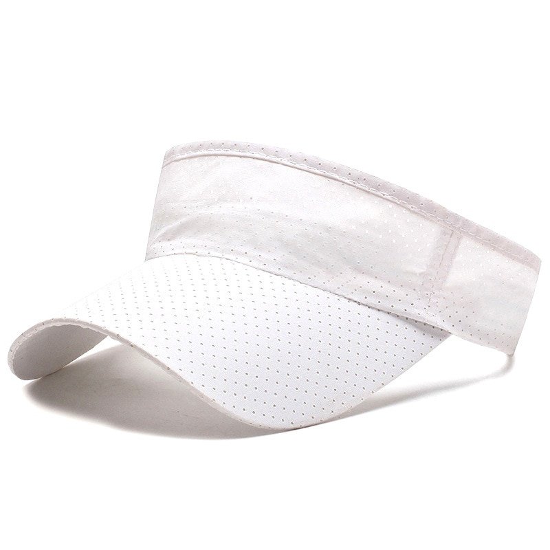 Sports Sun Hats Men Cap Sunscreen sun visors Cap White