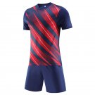 Soccer Jersey Sets Sports Football Short Sleeves blue Sets