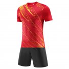 Soccer Jersey Sets Sports Football Short Sleeves red Sets