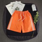 Mens Athletic Pants Quick Dry Shorts Basketball Streetwear orange Shorts