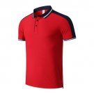 Men Women Casual Short Sleeve red Polo Shirts