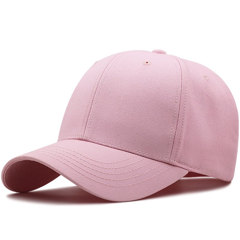 Cotton Baseball Hat Man Woman Pink Sun Cap