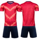 Football Jersey Men Soccer Sets Short Sleeve Sportswear red Soccer Sets