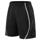 Men Tennis Shorts Badminton Training Shorts Quick Dry black white Sports Shorts