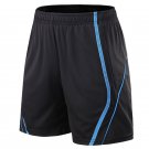 Men Tennis Shorts Badminton Training Shorts Quick Dry black blue Sports Shorts