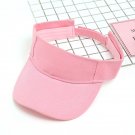 Breathable Men Women Adjustable Visor UV Protection  Sports Tennis pink Cap