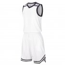 Basketball Jersey Suit Men White Basketball Jersey