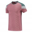 Men Tshirt Fashion Short Sleeves Casual Outdoor Sport Fast Dry Breathable pink Tshirt