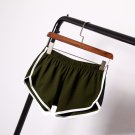 Women Casual Fashion Yoga Sports Loose Military green Shorts