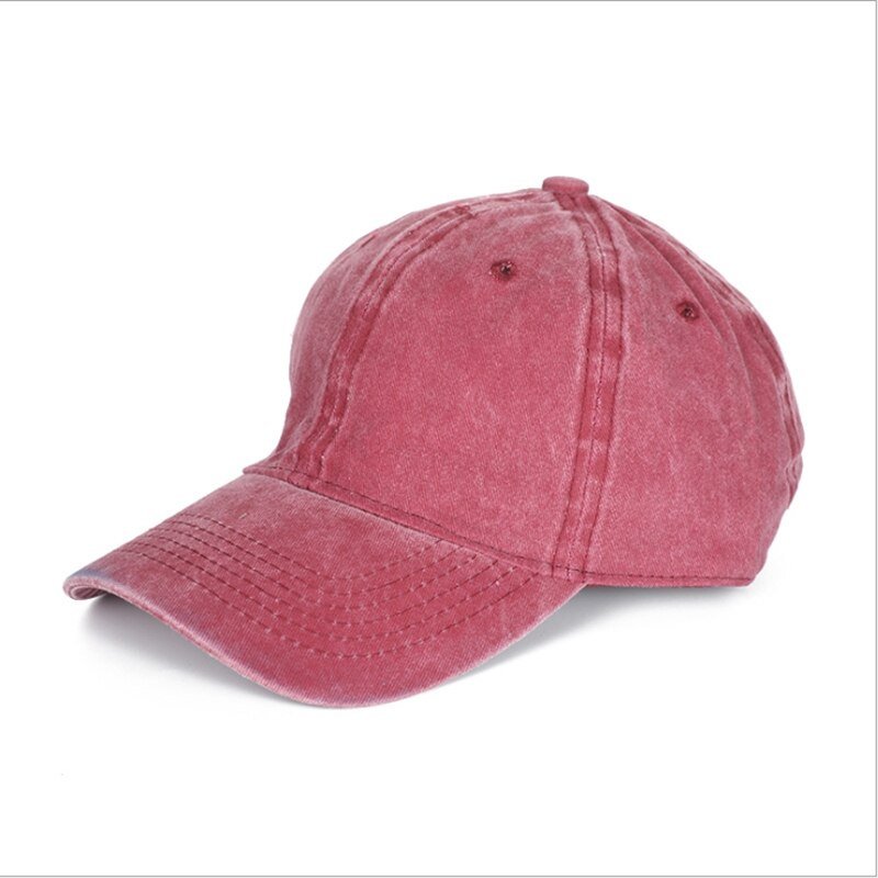 Fashion Adjustable Hat Shading Motion Men Outdoor Wine red Baseball Cap