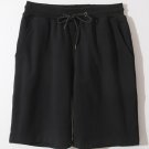 Breathable Cotton Men Sportswear Loose Casual Black Shorts