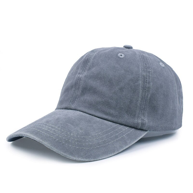 Men Women Baseball Cap Gray Sun Hat