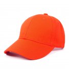 Kids Cap Boys Girls Cotton Men Women Orange Baseball Cap