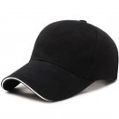 Men Baseball Cap Adjustable Sports Casual Black Hat