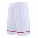 Men Student Basketball Shorts Sport Soccer Beach White Shorts