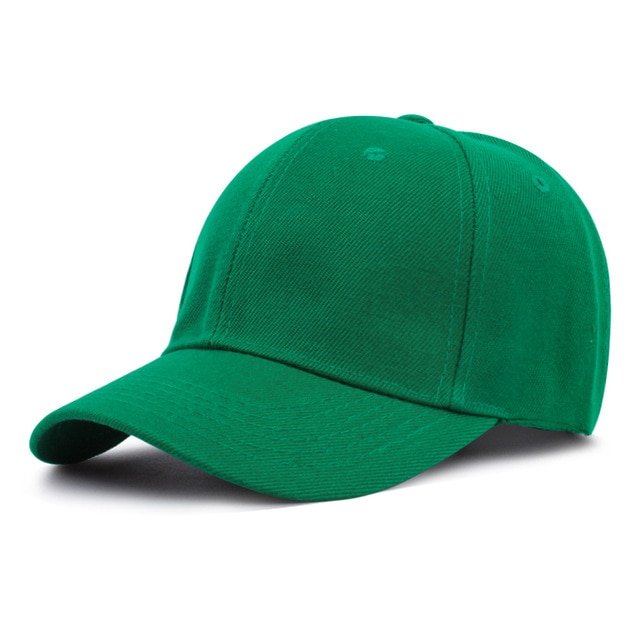Unisex Baseball Cap Adjustable Shade Sport Green Baseball Cap