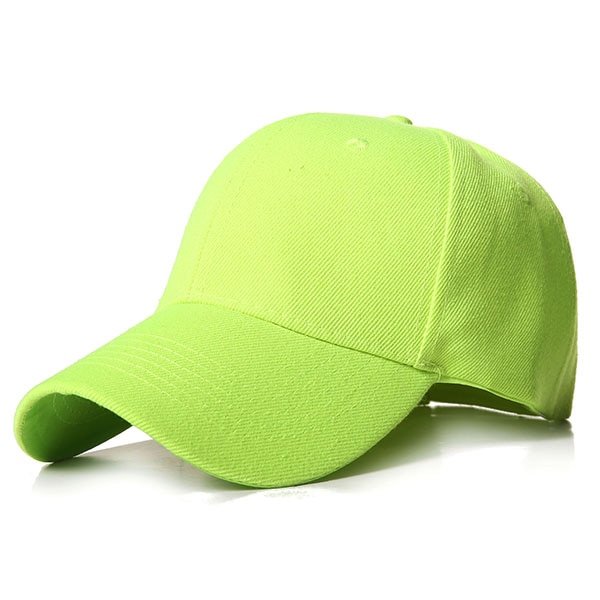 Unisex Baseball Cap Adjustable Shade Sport Fluorescent green Baseball Cap