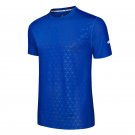 Men Football Jersey Causal Quick Drying Fashion blue T Shirts