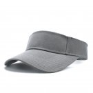 Unisex Sun Hat Visor hat Casual Running Gray Baseball Cap