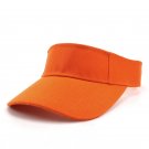 Unisex Sun Hat Visor hat Casual Running Orange Baseball Cap