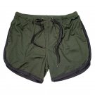 Running Shorts Men Training Quick Dry Beach Sports Army Green Shorts