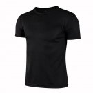 Quick-drying Sport Jersey Running T-shirt Men Breathable Sportswear black T-shirt